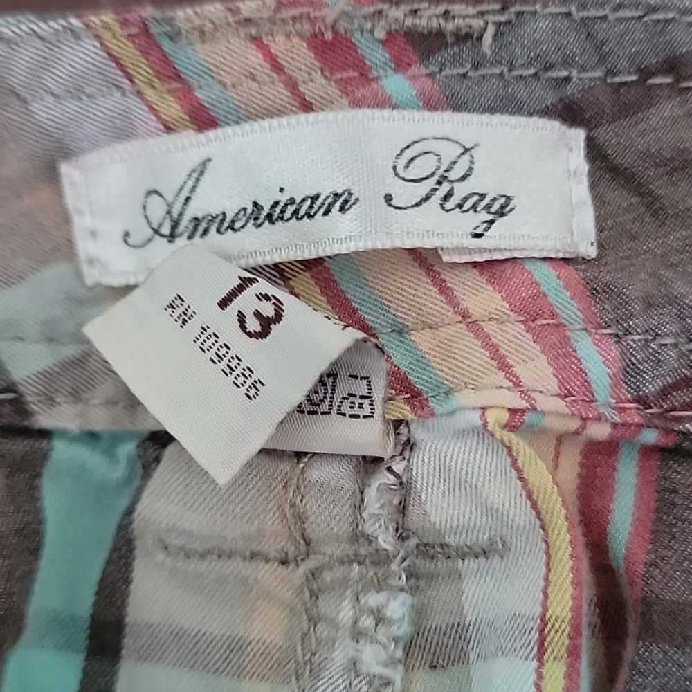 American Rag Size 13 Shorts Plaid pockets - Picture 7 of 7